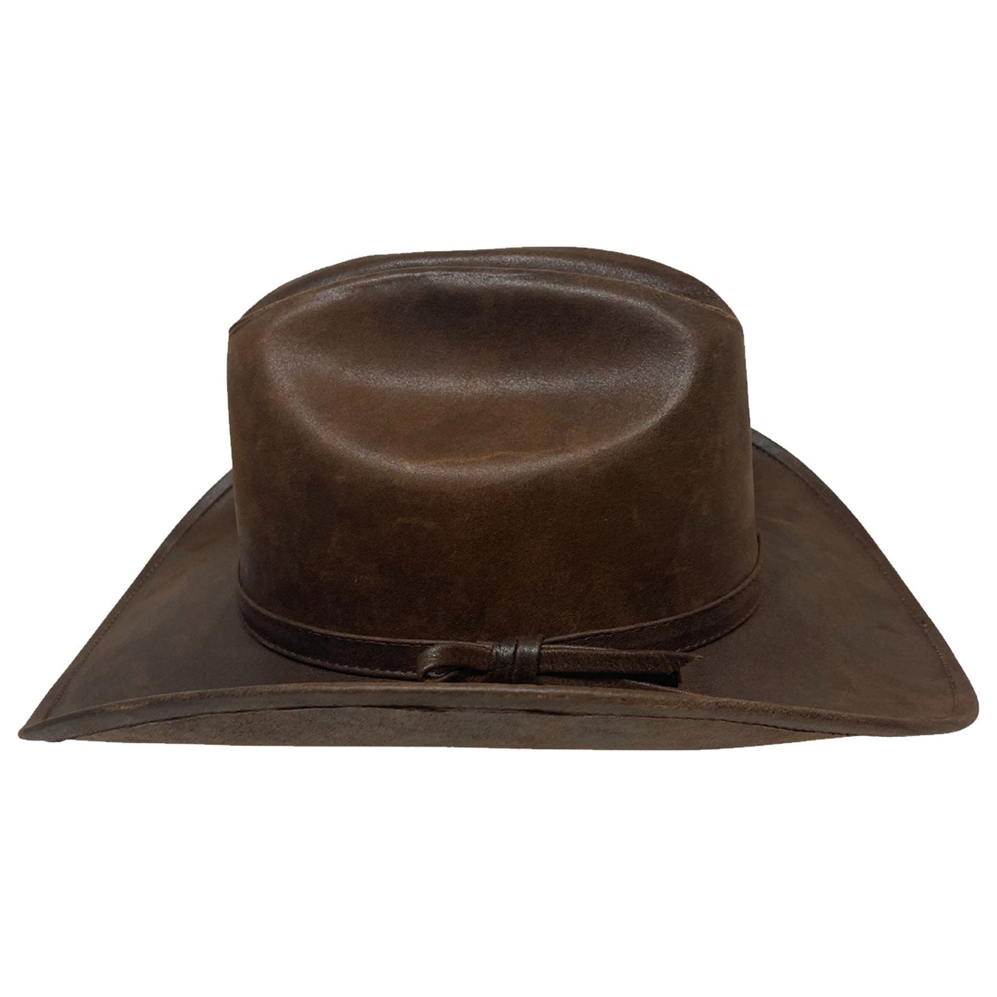 Gorge - Leather Cattleman Cowboy Hat - Leather Hat Band