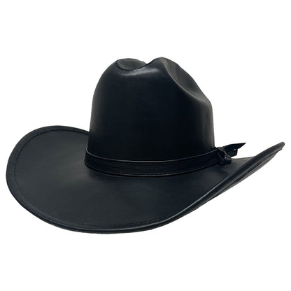 Gorge - Leather Cattleman Cowboy Hat - Leather Hat Band