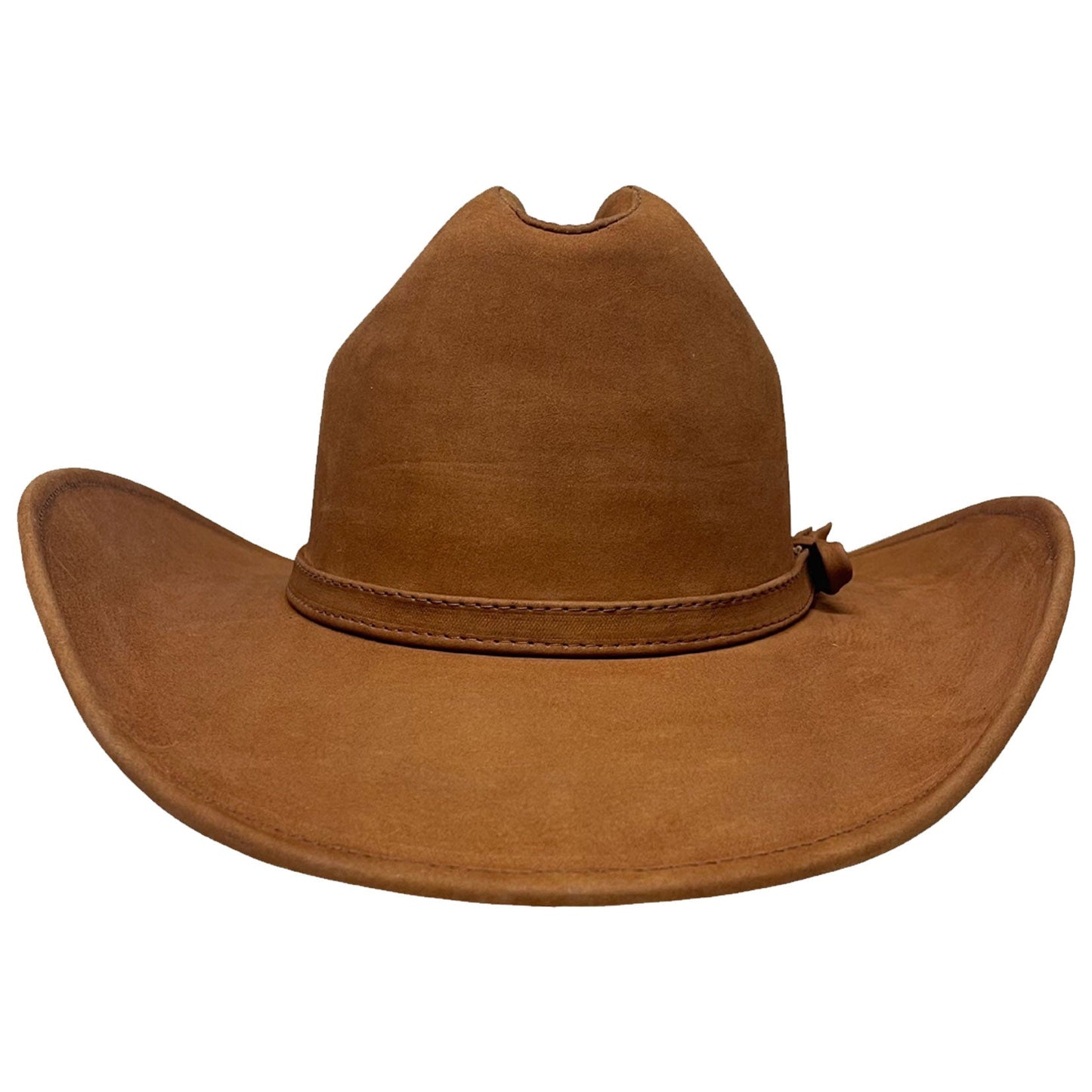 Gorge - Leather Cattleman Cowboy Hat - Leather Hat Band