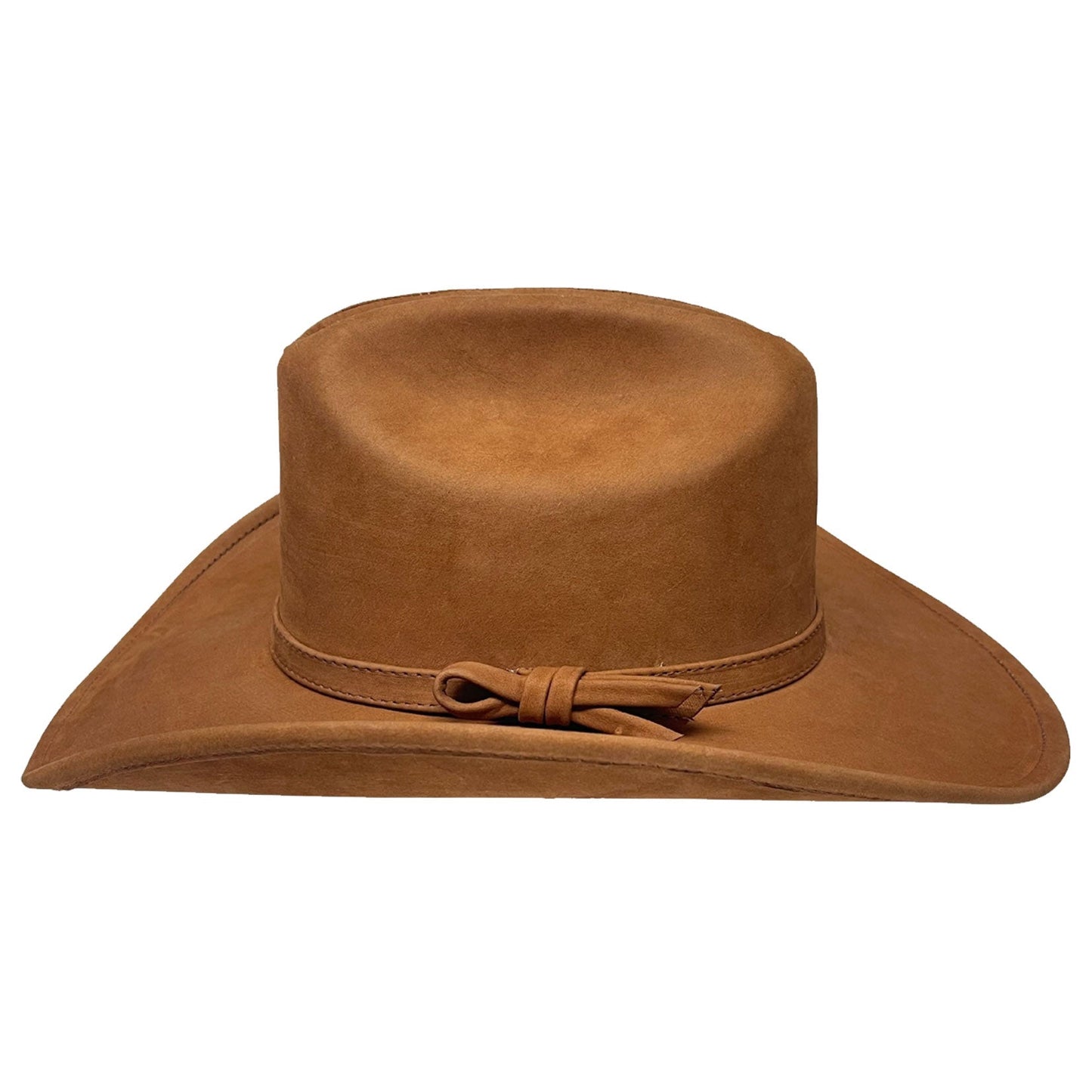 Gorge - Leather Cattleman Cowboy Hat - Leather Hat Band