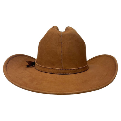 Gorge - Leather Cattleman Cowboy Hat - Leather Hat Band