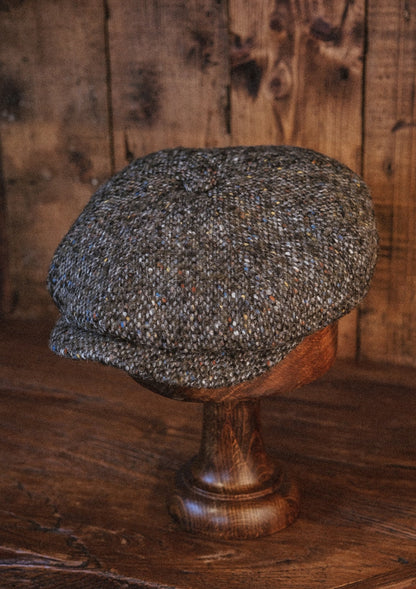 Fulton Baker Boy - (Mid-Width) Cobblestone Fleck Donegal Tweed