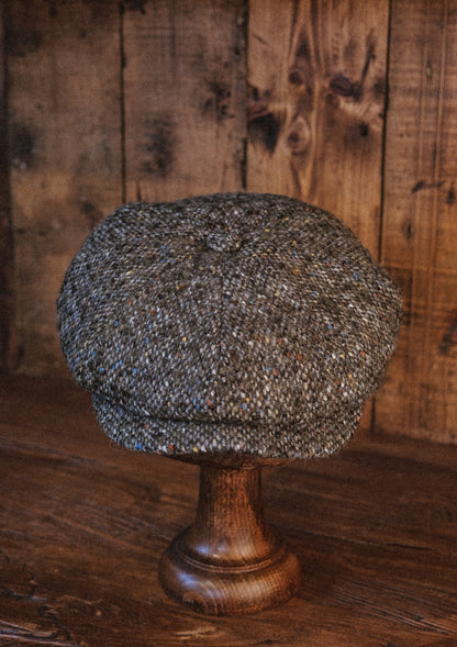 Fulton Baker Boy - (Mid-Width) Cobblestone Fleck Donegal Tweed