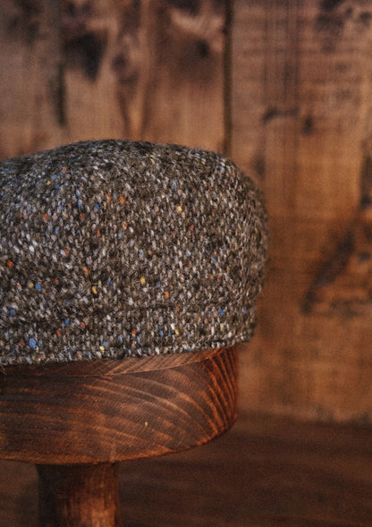 Fulton Baker Boy - (Mid-Width) Cobblestone Fleck Donegal Tweed