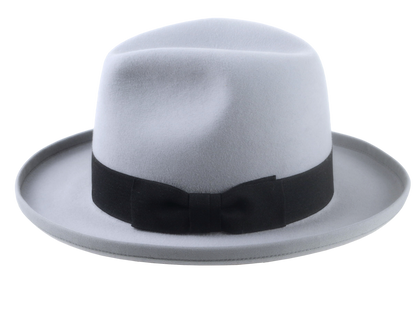 Retro Style Rolled Brim Fedora Hat for Men