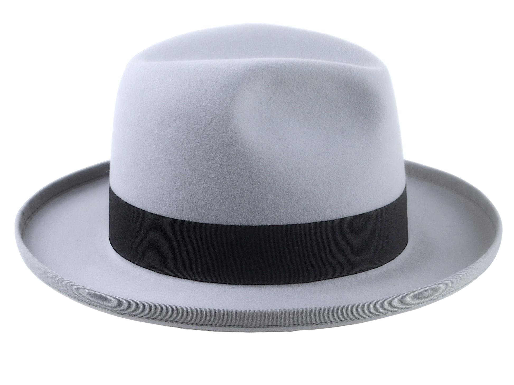 Retro Style Rolled Brim Fedora Hat for Men