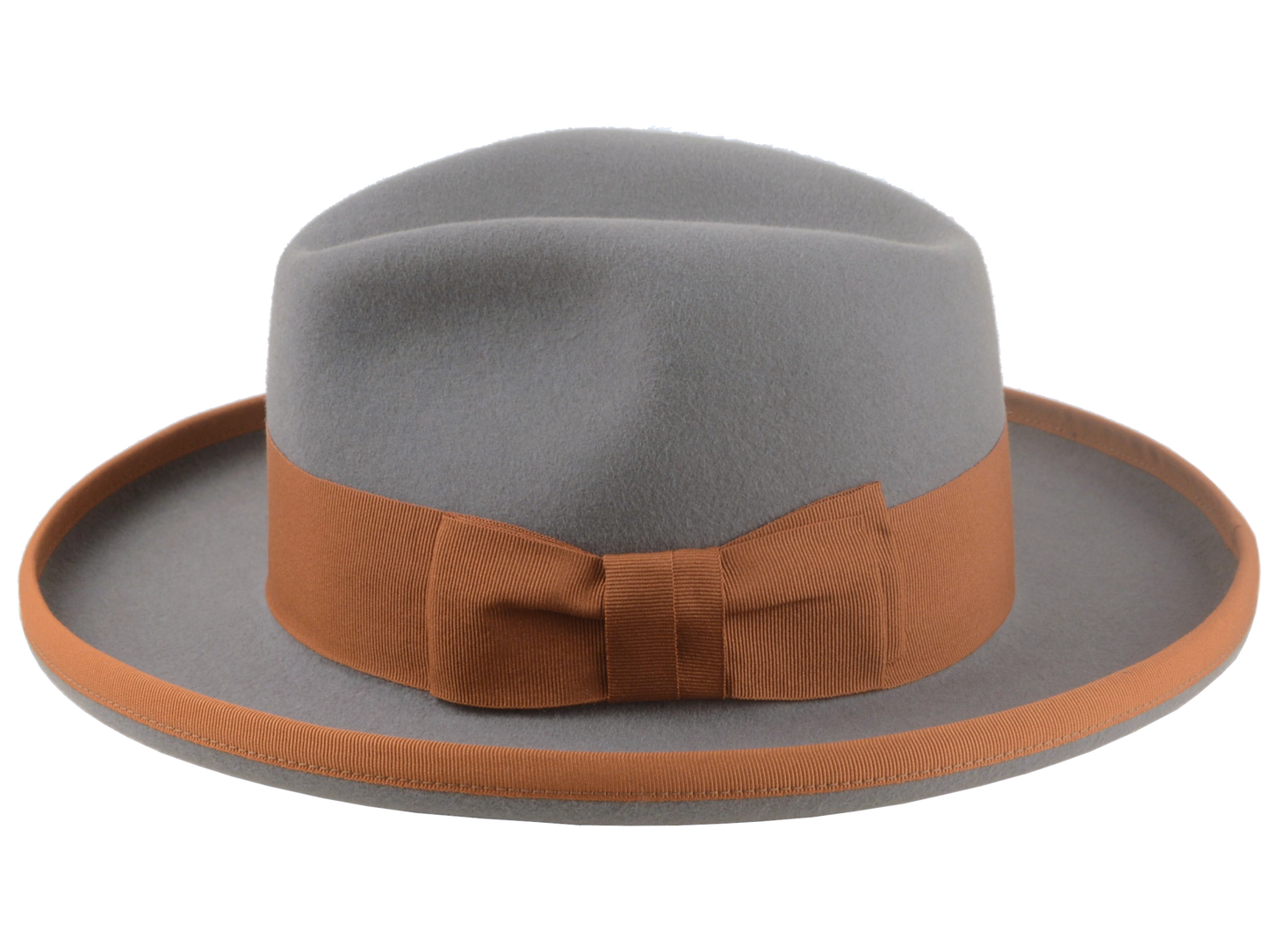 Premium Fur Felt Wide-Brim Fedora Tailored for Elegant Style and Comfort