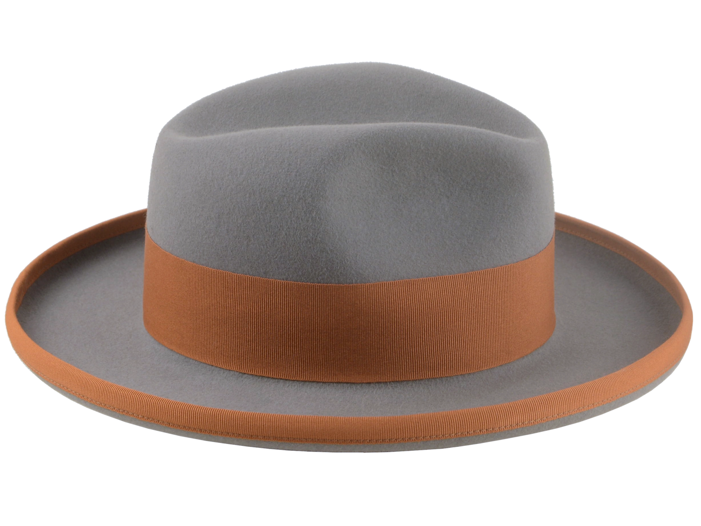 Premium Fur Felt Wide-Brim Fedora Tailored for Elegant Style and Comfort