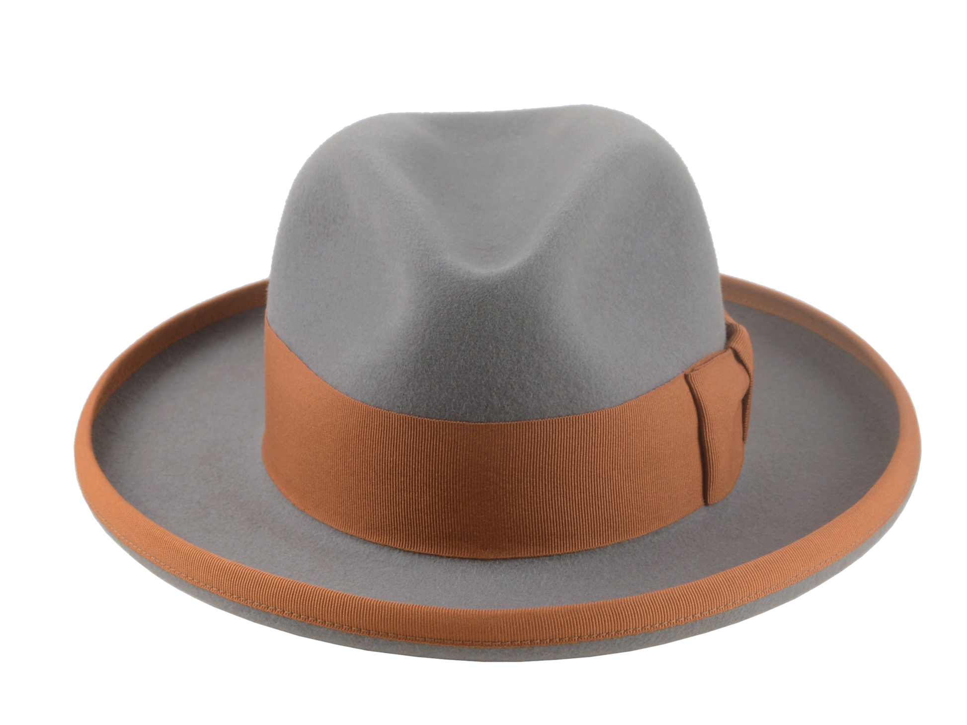 Premium Fur Felt Wide-Brim Fedora Tailored for Elegant Style and Comfort