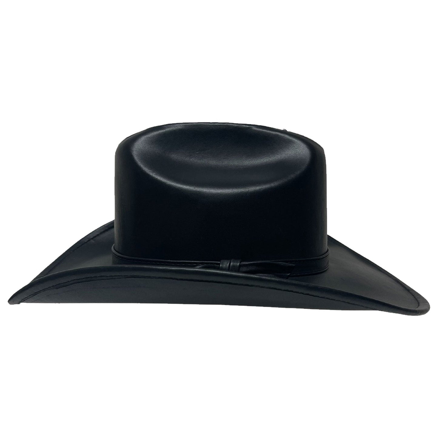 Gorge - Leather Cattleman Cowboy Hat - Leather Hat Band