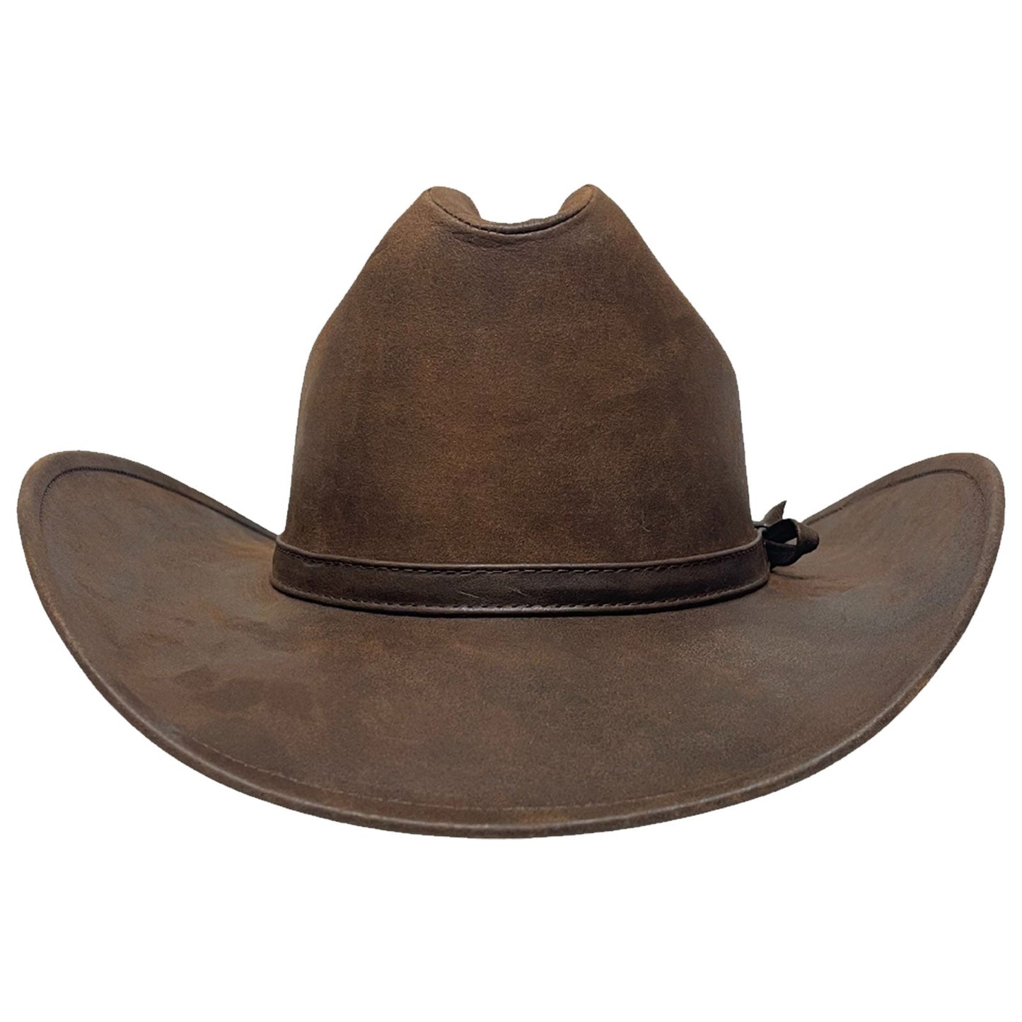 Gorge - Leather Cattleman Cowboy Hat - Leather Hat Band